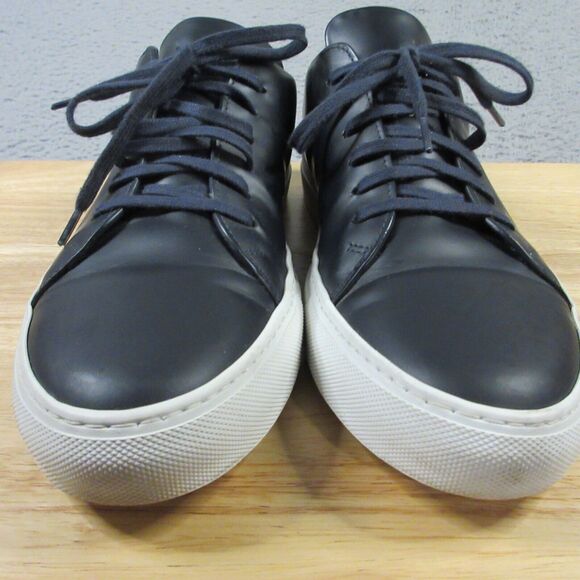Common Projects Court Boxed Leather Sneakers EU 42, US 9 Blue Made in Italy - Picture 3 of 11